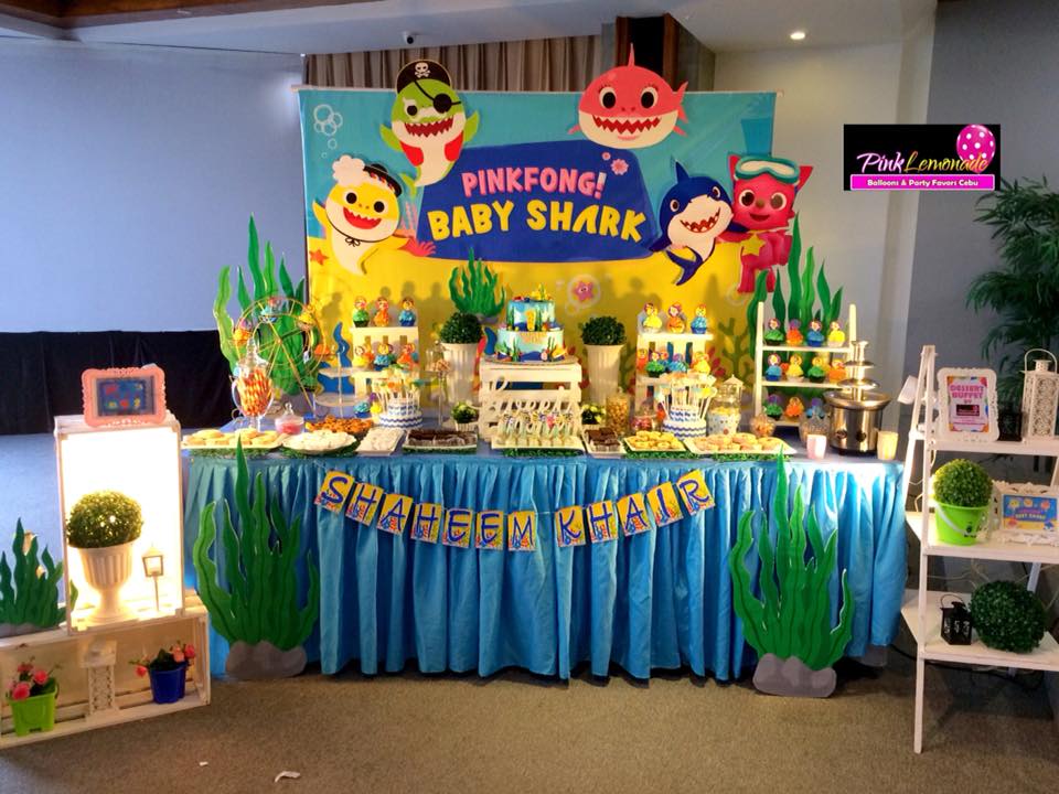 Pink Lemonade Balloons and Party  Favors Cebu Baby  Shark  