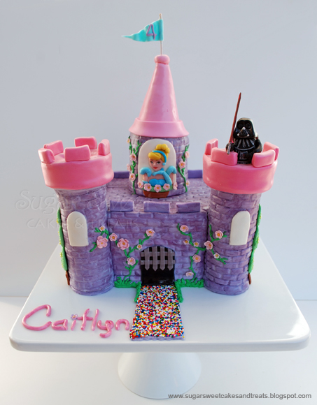 And in her exact words I want a purple castle cake with a princess in a 