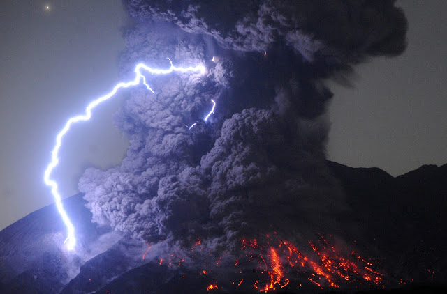 Sakurajima Volcano Eruption