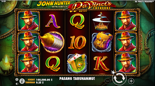 John Hunter Da Vinci’s Treasure Slot Review