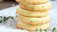Lemon Thyme Shortbread Cookies