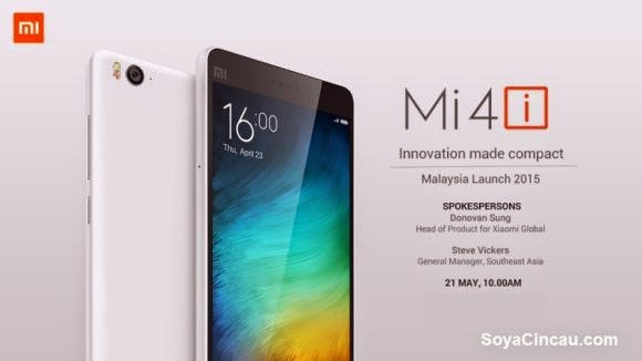 News : Xiaomi Mi 4i arriving in Malaysia next week