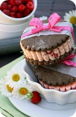 Strawberry Ice Cream Sandwiches