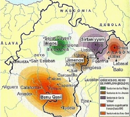 reino pamplona medieval fundación facciones nobiliarias