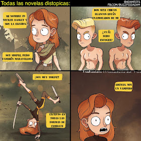 Meme de humor sobre Young Adult