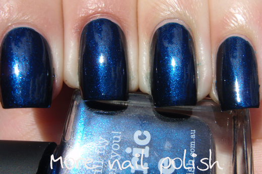 Electric Blue Nail Polish Men - Fluide 7-Free Nail Polish