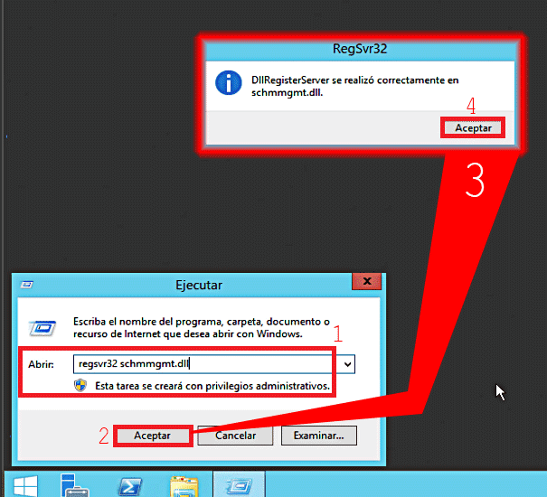 regsvr32 schmmgmt.dll