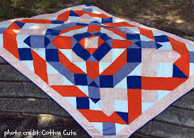 Cotton Cuts - Mystery Raffle Quilt Reveal by www.madebyChrissieD.com