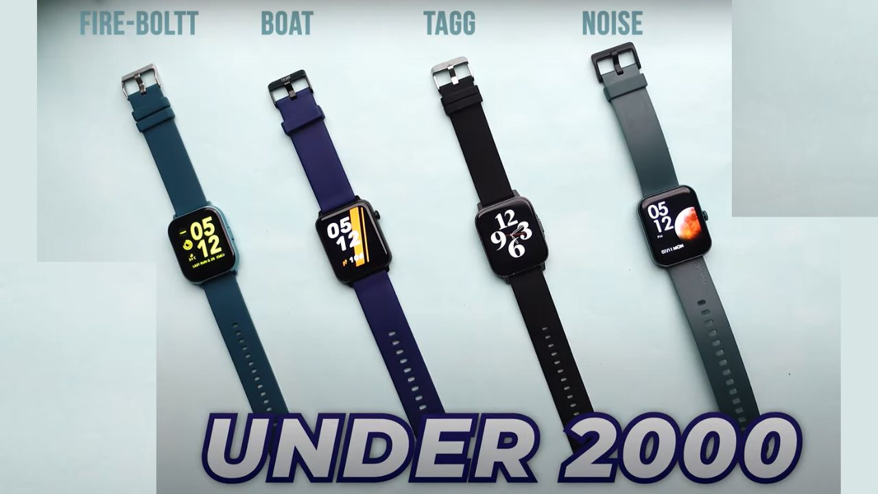 Which is the best company for smartwatch under 2000? Review
