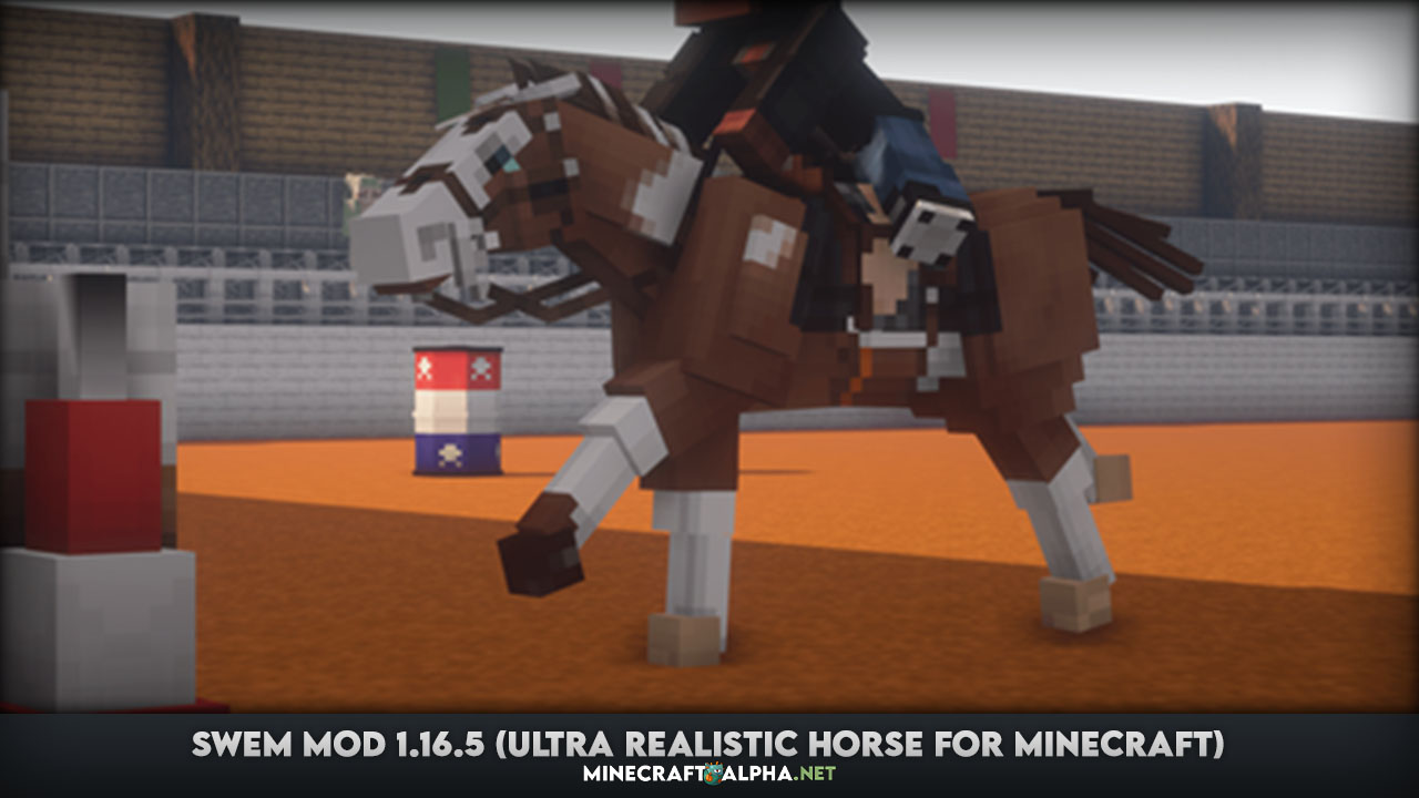SWEM Mod 1.16.5 (Ultra Realistic Horse for Minecraft)
