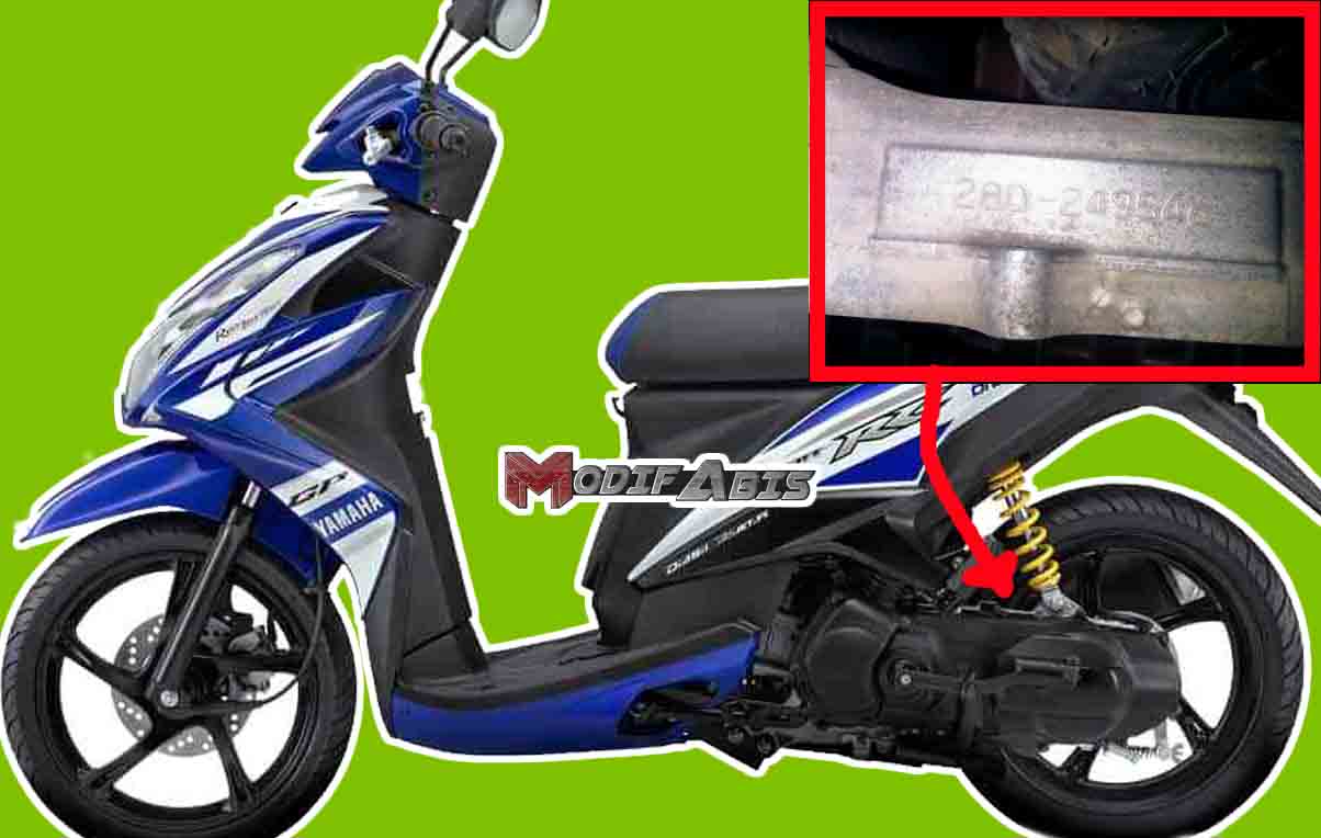 Letak Nomer Mesin Dan Nomer Rangka Yamaha XEON Terlengkap Modif Abis