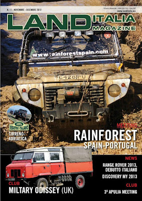 Challenger 4x4 makes the cover of Land Italia magazine