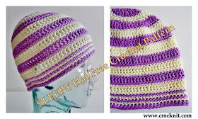 how to crochet, free crochet patterns, hats, beanies, chemo caps, bald heads, alopecia,