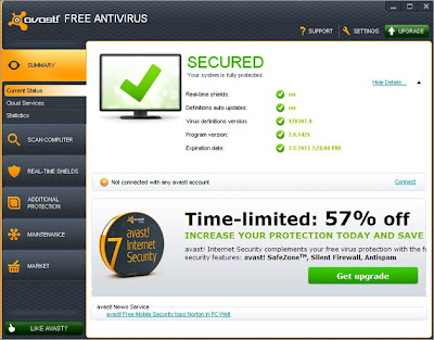 Latest Avast Free Antivirus 2012