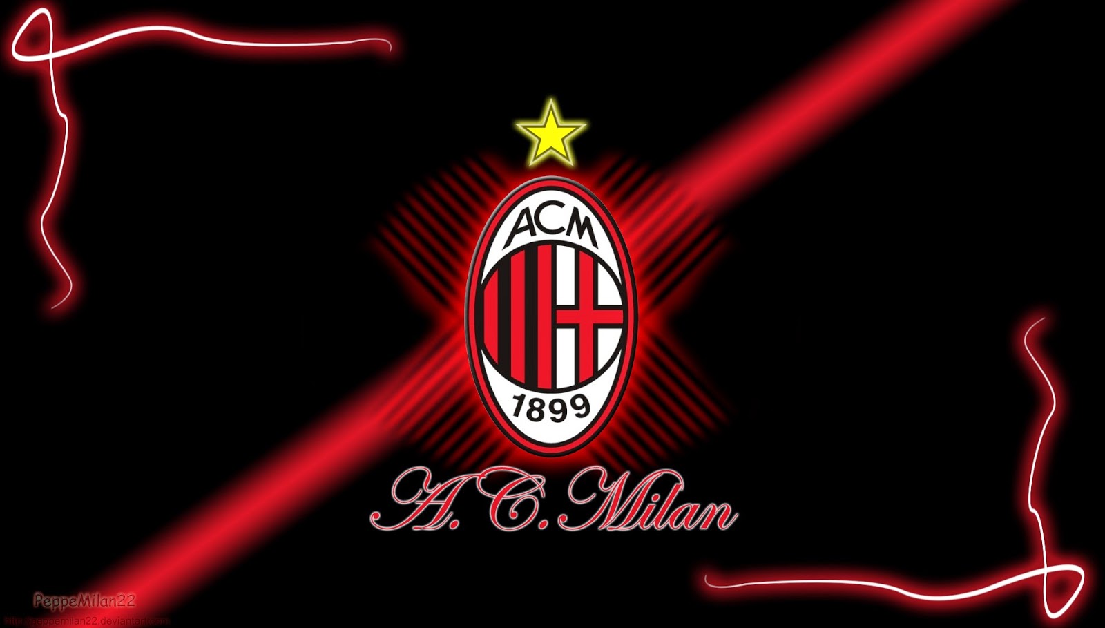 AC Milan Football Club Wallpaper Download Gambar