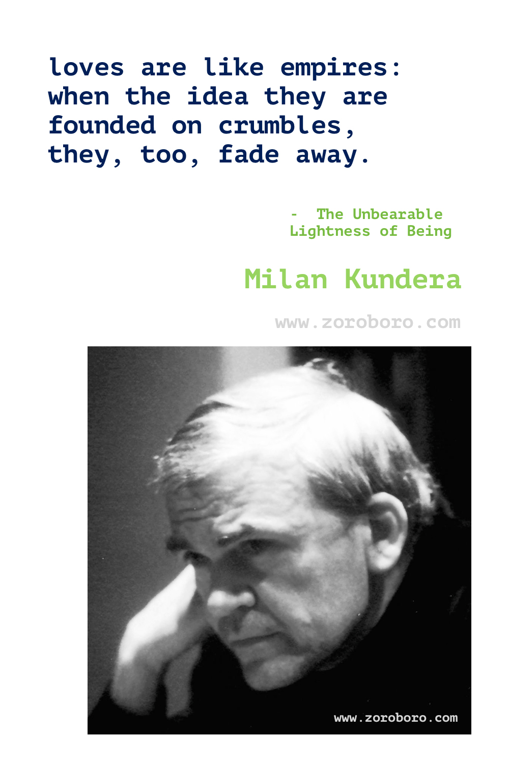Milan Kundera Quotes. Milan Kundera books, Milan Kundera The unbearable lightness of being Quotes, Milan Kundera the book of laughter and forgetting Quotes, Milan Kundera The Joke, Slowness, immortality Quotes. Milan Kundera Books Quotes. Milan Kundera