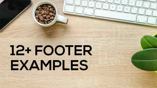 footer design