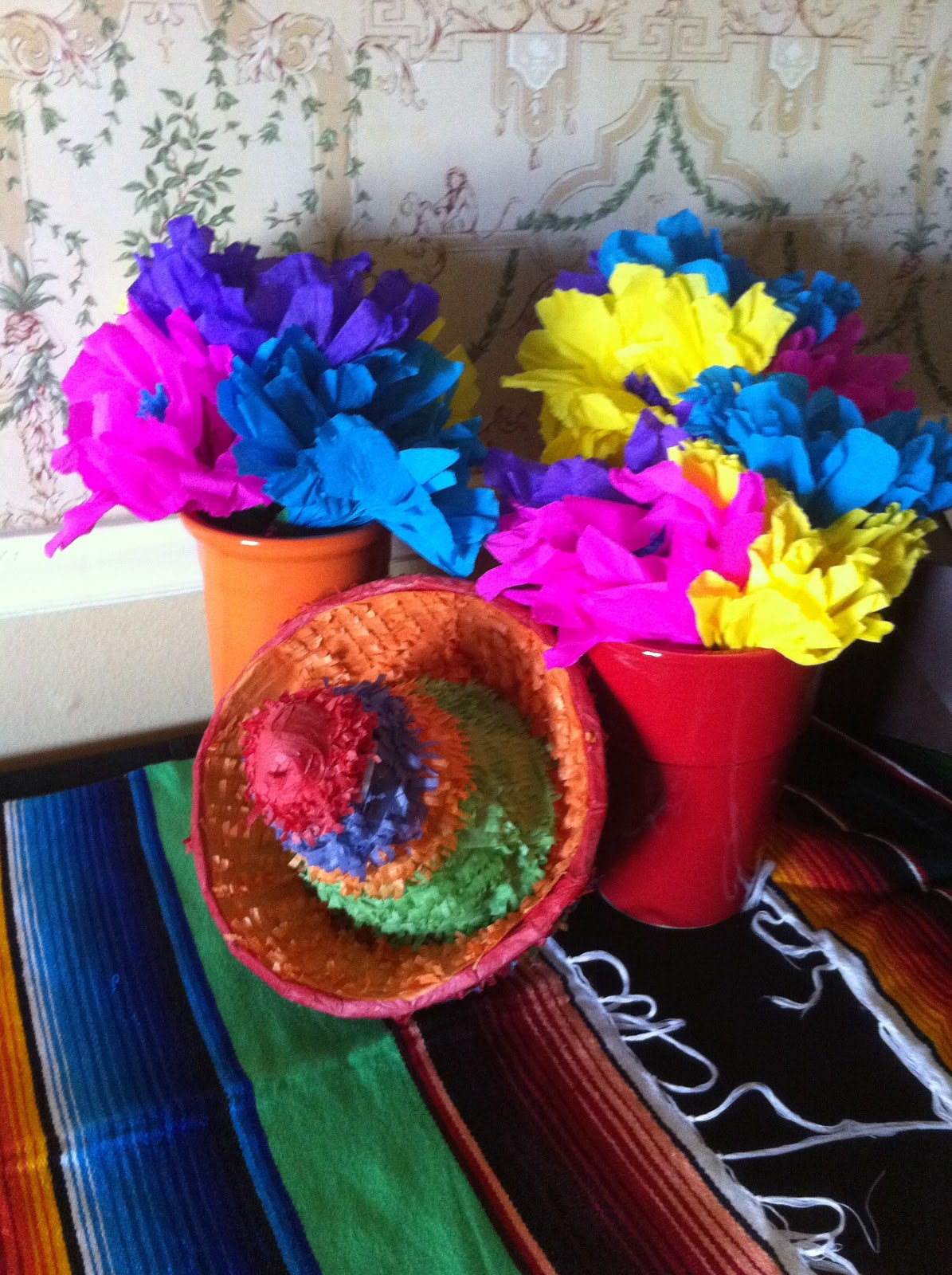 The Posh Pixie Mexican  Party  Table Decorations 