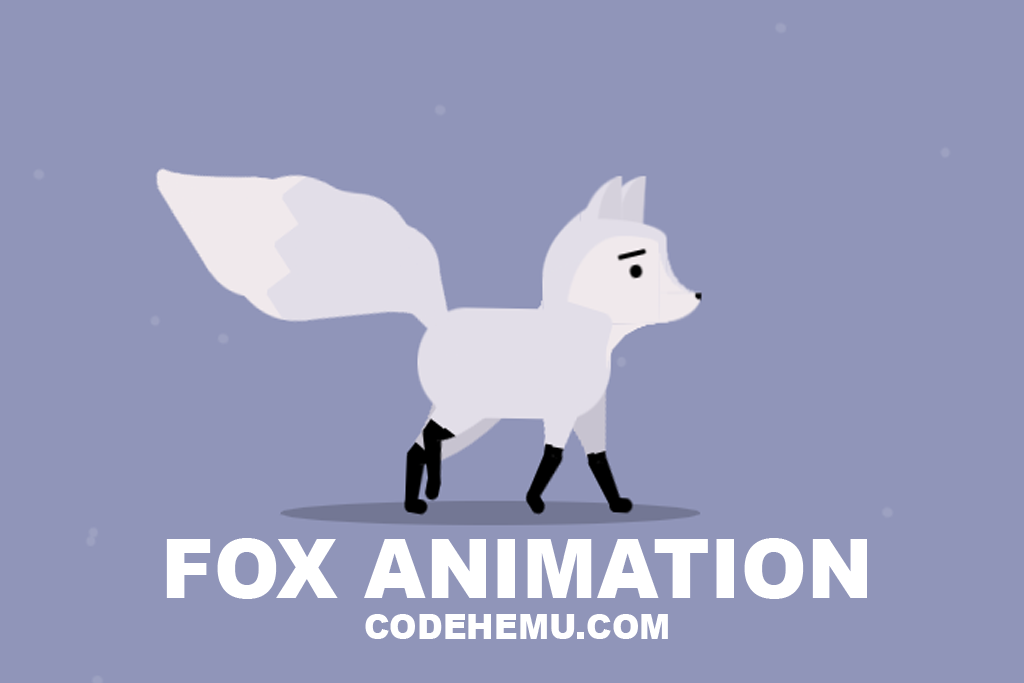 12 FOX Animation Use Html CSS and Javascript