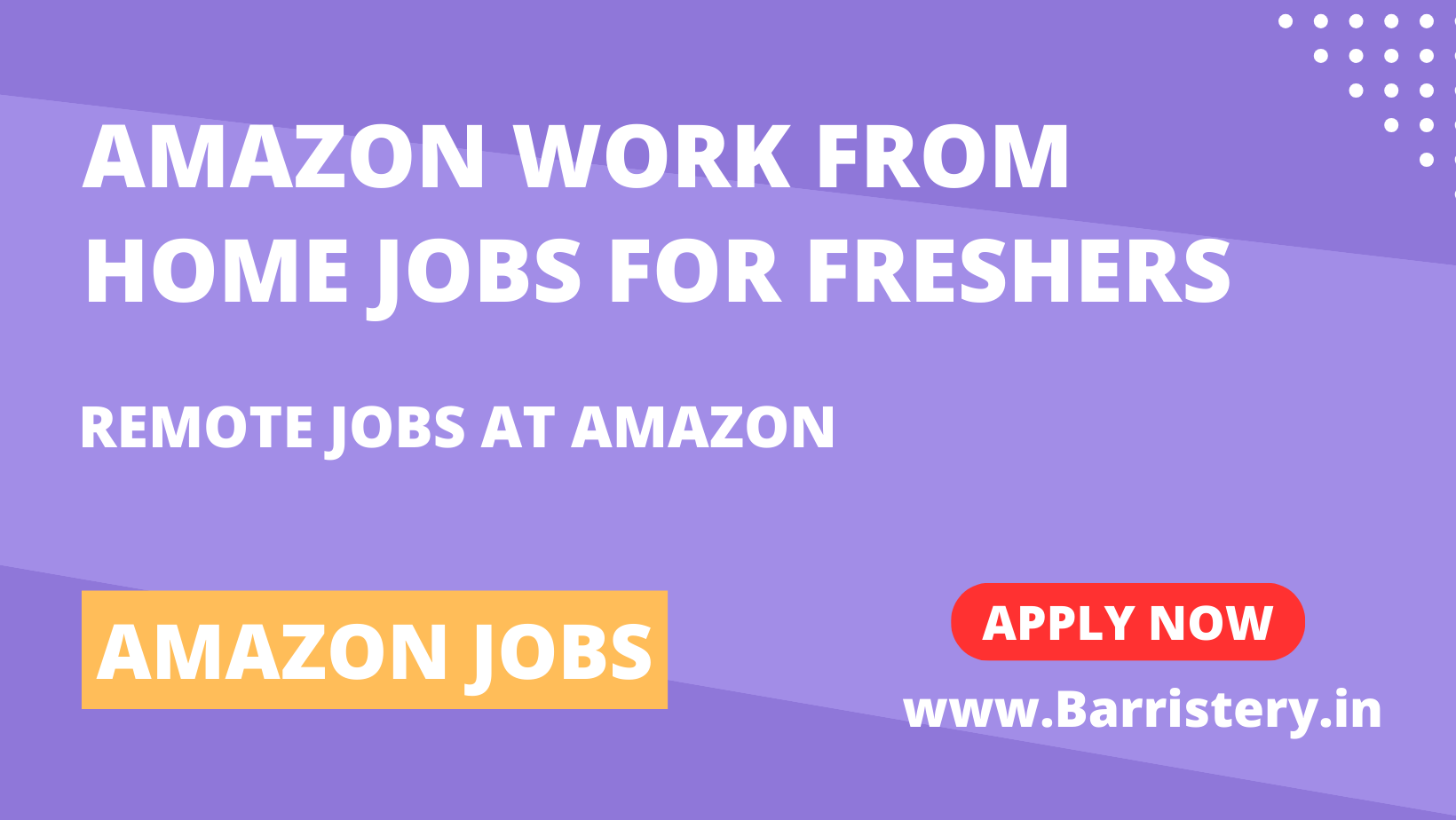 Amazon Work From Home Jobs For Freshers