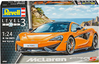 Revell 1/24 McLAREN 570S (07051) Colour Guide & Paint Conversion Chart