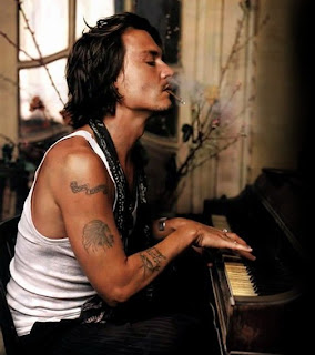 Johnny Depp -- showing his feminine side