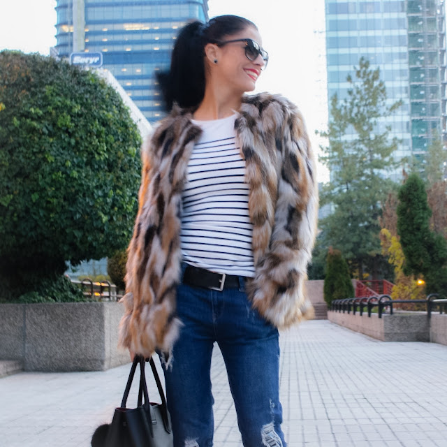 La Caprichossa, blog moda, Fur Coat outfit 