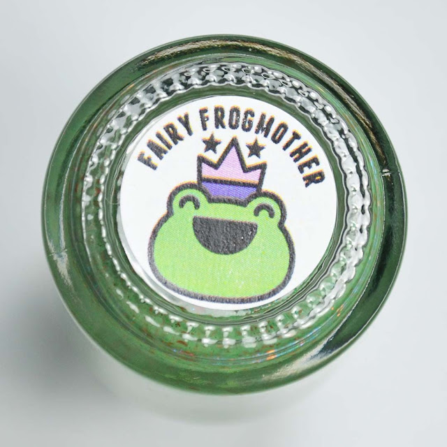 frog label on bottom of nail polish bottle