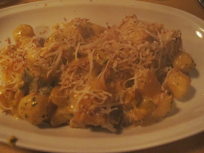 Gnocchi with pumpkin and smoked cheese at La Bitta