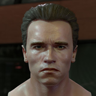 Arnold Schwarzenegger head 3D model