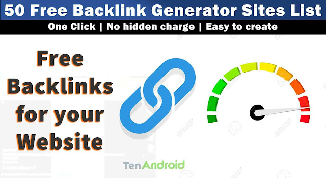 Create free backlink for your website