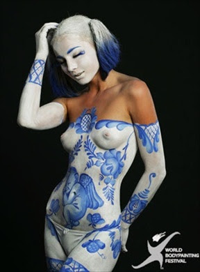 World Body Painting Festival Chines Contestant