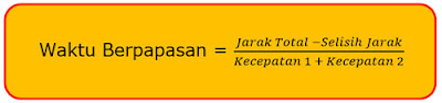  banyak permasalahan yang berkaitan dengan jarak Rumus Waktu Berpapasan dan Susul Menyusul plus Contoh Soal