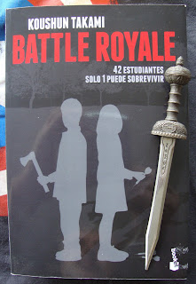Portada del libro Battle Royale, de Koushun Takami