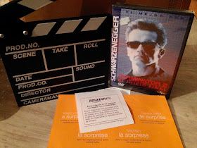 ¡Gracias Amazon España por vuestros regalos! Terminator 2 + Claqueta de cine como mi logo de "el fancine" - ÁlvaroGP Social Media & SEO Strategist - el troblogdita - el fancine - Amazon España