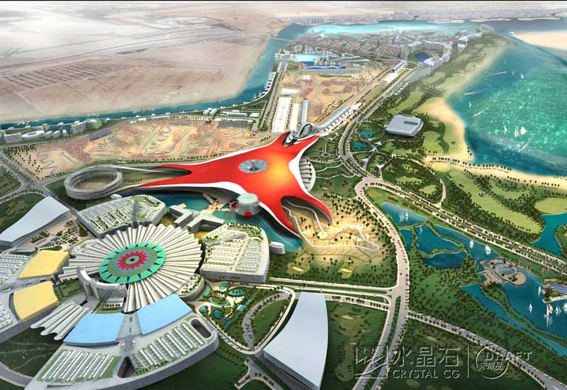 ferrari world abu dhabi world largest theme park