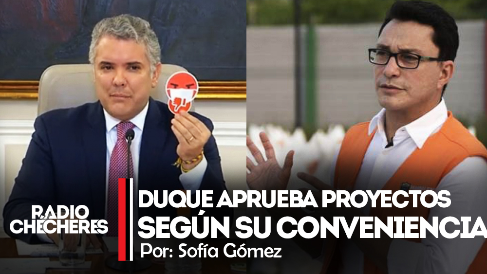 Duque aprueba proyectos según su conveniencia