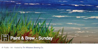 Tin Whiskers Brewery Paint and Brew art