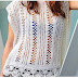 Remera tejida a crochet con molde 