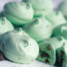 Dot's Mint Meringue Cookies