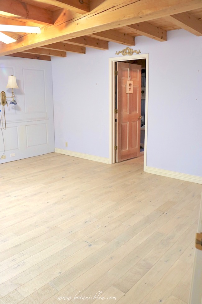 Prefinished French Country hardwood floor meant installation was completed in one day
