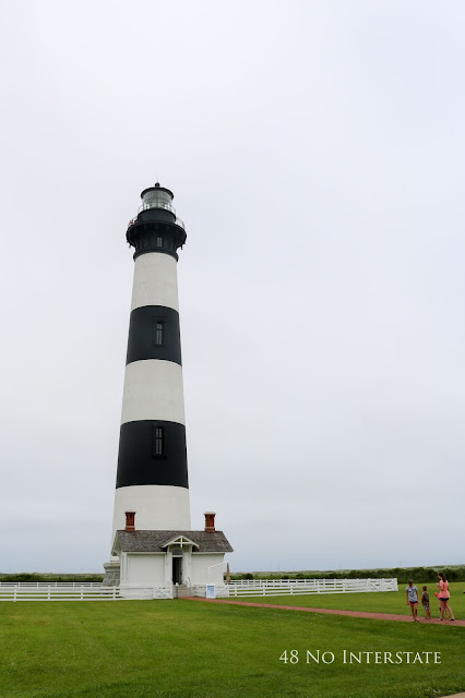 48 No Interstate back roads cross country coast-to-coast road trip North Carolina Bodie Island light house