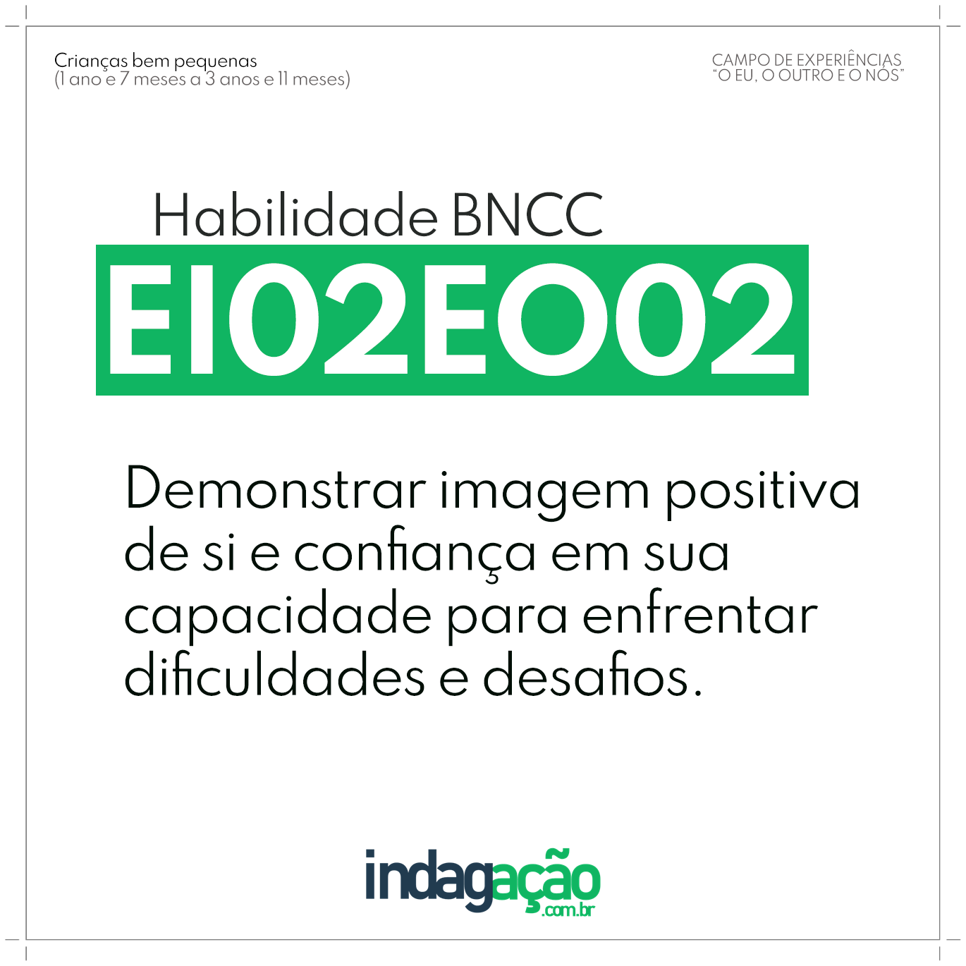 Habilidade EI02EO02 BNCC