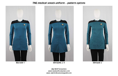 Women's TNG medical smock sewing pattern