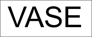 إناء مكتوب بخط Arial