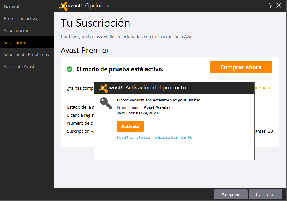 Descargar Avast Internet Security 2015 - Descargar B