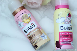 Review: 2x Balea Handschaum - Raspberry Party und Cake Pop - www.annitschkasblog.de