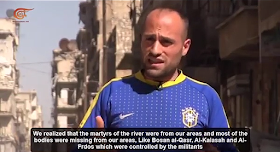 Από το ντοκιμαντέρ του Khaled Iskef, για τη σφαγή στον ποταμό Queiq, για την οποία κατηγορήθηκε η συριακή κυβέρνηση