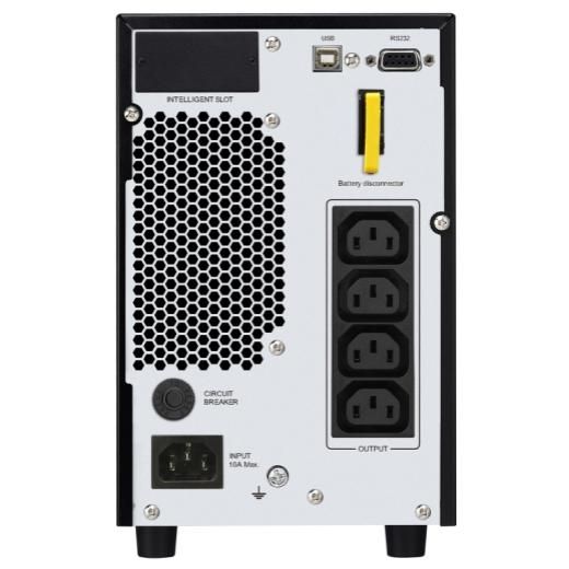 APC Easy UPS On-Line, 2000VA/1600W, Tower, 230V, 4x IEC C13 Outlets, Intelligent Card Slot, LCD