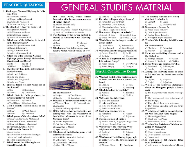 General studies material